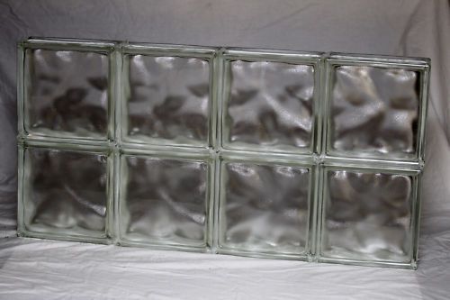 32 x 16 Glass Block Window Wavy Mist Pattern