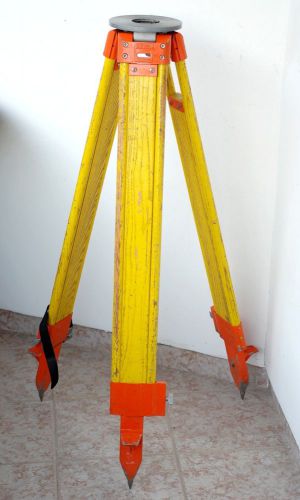 Surveyor Level Tripod Vintage Wood Tripod Carl Zeiss Theodolite