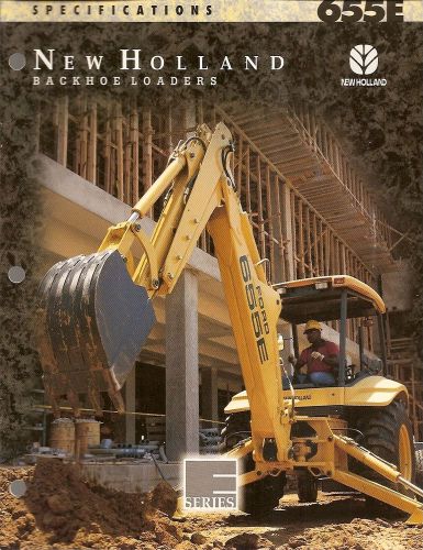 Equipment Brochure - New Holland - 655E - Backhoe Loader - 1996 (E1333)