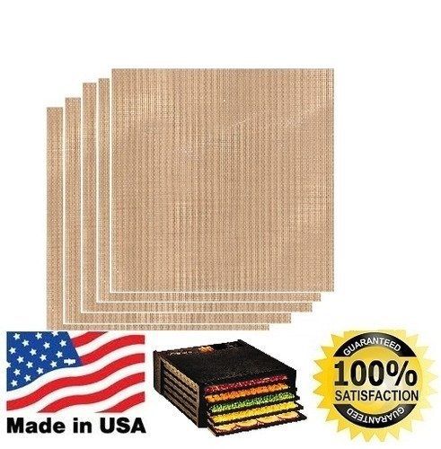 10 pk pack Non-Stick Teflon Dehydrator Drying Sheets fit Cabelas Food Grade