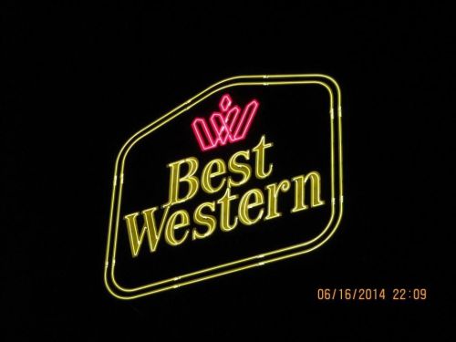 Best Western Neon Pole Sign Extra Large Hurricane strength Jacksonville