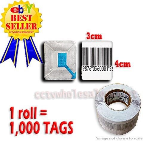 1000 PCS CHECKPOINT ® COMPATIBLE LABEL TAG 8.2