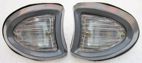 Vintage bedford front park lamp truck  (pair) for sale