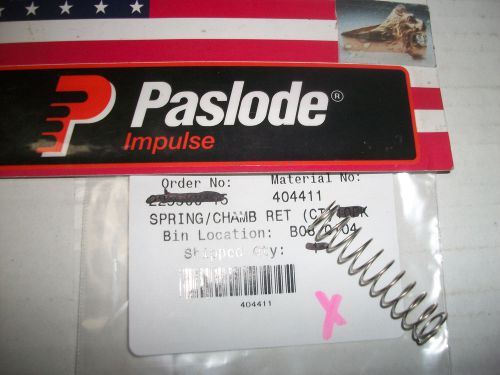 Paslode  Part # 404411  SPRING/CHAMBER RETAINING (Single Piece)