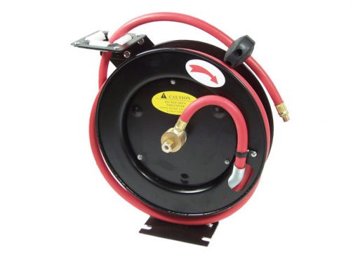 3/8 INCH X 50 FT RETRACTABLE AIR HOSE REEL