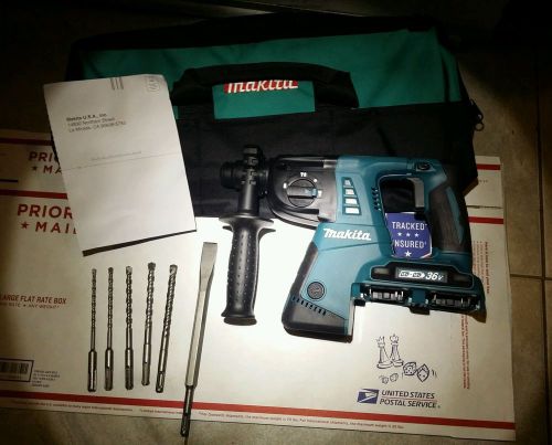 Makita NEW  XRH05Z 36V LXT Cordless Hammer Drill/Driver-3YR WARRANTY-EXTRAS-L@@K