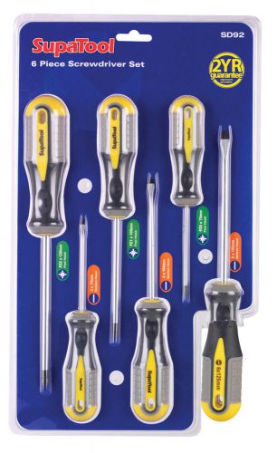 SupaTool Screwdriver Set 6 Piece