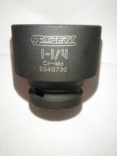 EXPERT 1-1/4&#034; IMPACT SOCKET 1/2&#034; DRIVE E040730 6-POINT MUST L@@K