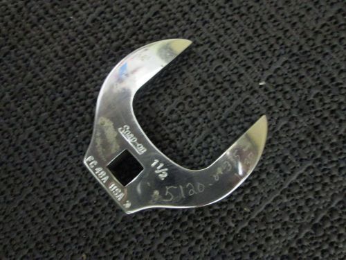 Snap on  3/8&#034; drive 1 1/2&#034; crowfoot open end socket nut wrench fc48a usa for sale