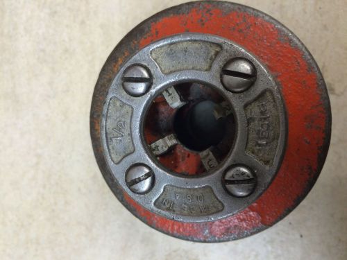 1/2&#034; NPT Ridgid Pipe Thread Die Complete