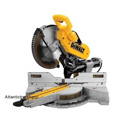 New dewalt miter saw dws 782  sliding compound double bevel 12 inch heavy duty for sale