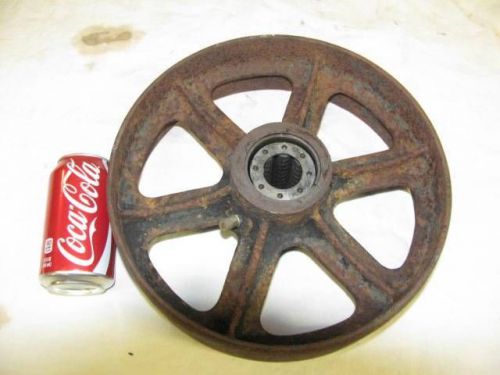 Nice 11-1/2&#034; Hit &amp; Miss Gas Steam Engine Cart Truck Steel Wheel