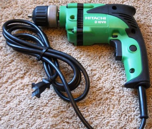 Hitachi D1OVH 3/8&#034; Keyless Chuck Drill 6AMP