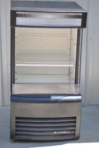 2012 TRUE TAC-14GS REFRIGERATED GLASS SIDED AIR CURTAIN MERCHANDISER