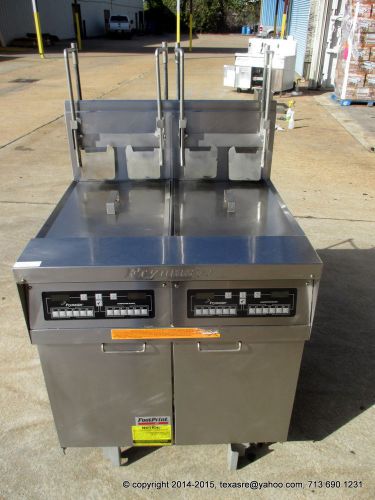 FRYMASTER GAS  2 BAYS DEEP FRYER FILTRATION SYSTEM,  AUTO LIFT, DIGITAL CONTROL