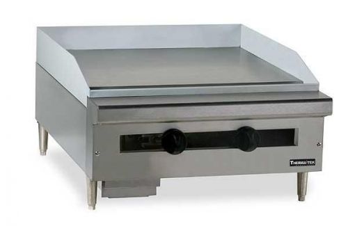 Therma-Tek 24&#034; Gas Flattop Griddle, Manual Control, NEW, TC24-24G