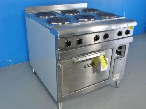 HOBART CR43 6 Burner Commercial Electric Range Stove and Oven