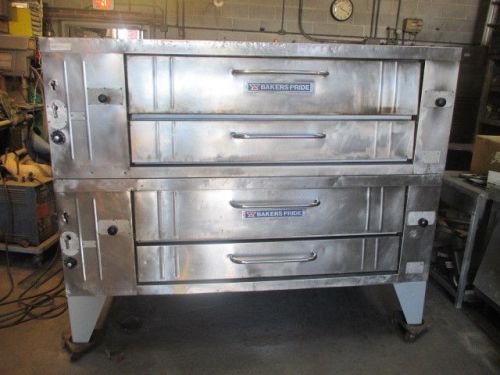 Bakers Pride Pizza Oven, Double Stack  Y600 &amp; Y600=Y602 model