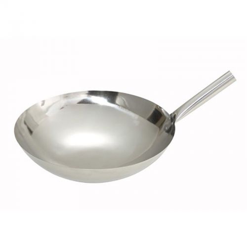 New 14&#034; stainless steel ( three nails handle)  wok for sale
