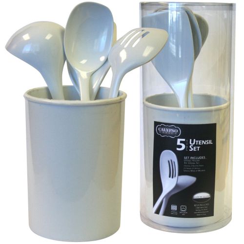 Reston Lloyd Calypso Basic 5 Piece Utensil Set White