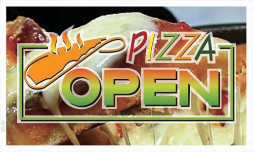 Bb026 pizza shop open banner shop sign for sale