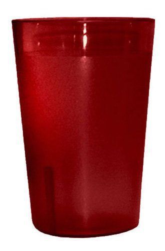 Update International TBP-08R 6-Pack Plastic Break-Resistant Stackable Tumblers