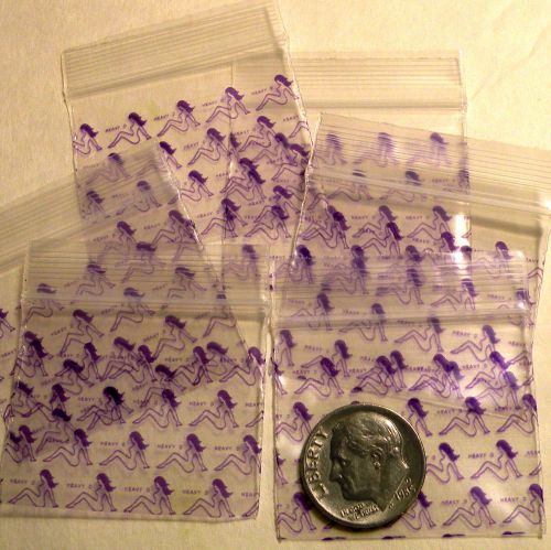 200 Heavy D 1.5 x 1.25 inch baggies, 15125 mini ziplock bags Apple brand