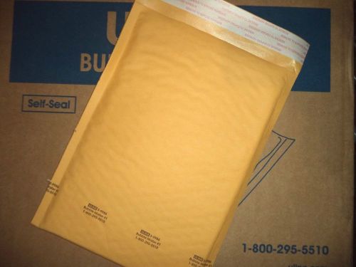 Box of 100 #1 ULINE Cushioned Bubble Mailer 7-1/4x12&#034; Self-Seal Envelope