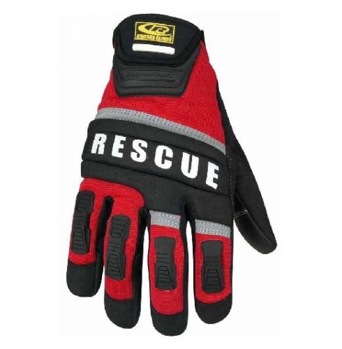 New! ringers gloves rescue two layer fingertip design glove red x-large 345-11 for sale