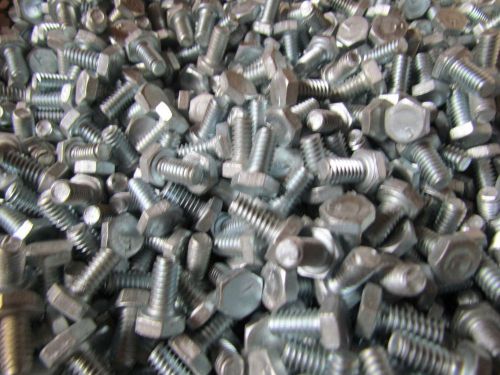 1/4-20 x 1/2&#034; UNC Inch Hex Head Cap Screw Bolt Zinc Plated Steel Lot of 50