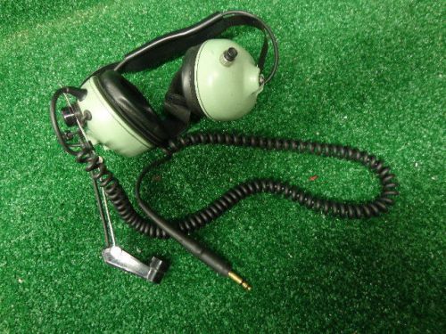 David Clark Air Aviation Racing model H3342 Headphone w/ Amplified Dynamic Mic