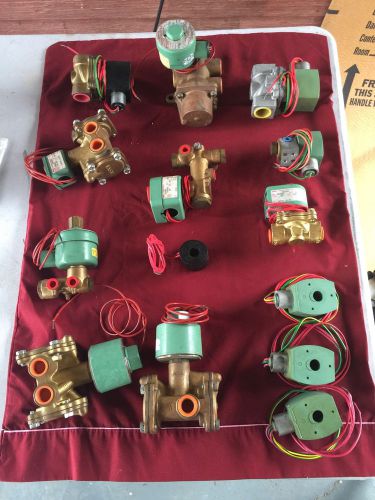 Lot of 13 ASCO RED-HAT SOLENOID VALVES