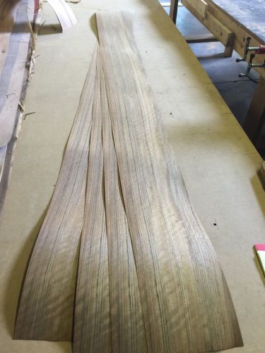 Wood Veneer Mozambique 9x98 4 Pieces Total Raw Veneer &#034;EXOTIC&#034; MOZ.S1 2-11-15