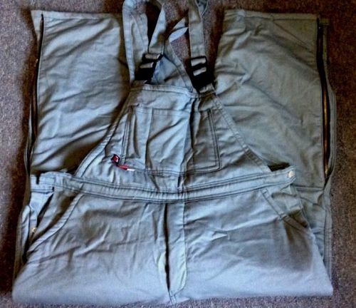 SAF-TECH Insulated Bib overall GRAY 2XL XXL, HRC3 NEW