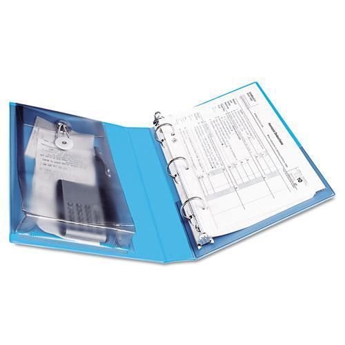 NEW AVERY 23014 Protect &amp; Store View Mini Binder, Round Ring, 5-1/2 x 8-1/2, 1&#034;