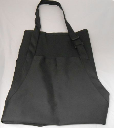 Lot of 20 Bib Apron Black 3 Pockets 1 Size Fit Most Restaurant Catering