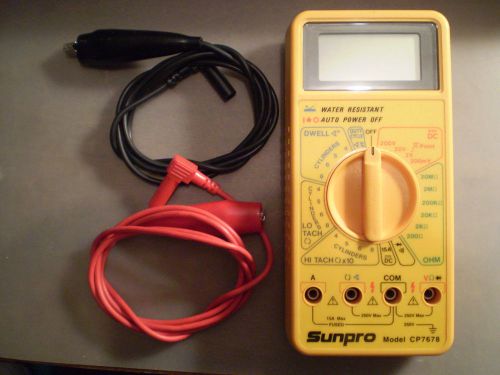 Actron SunPro CP7678 Professional Automotive Digital Multimeter