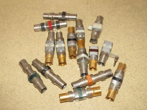 ^^ CONNECTOR LOT # 14  (14 PIECES)-  GENERAL RADIO  874- ATTEN- TEK TERMINATIONS