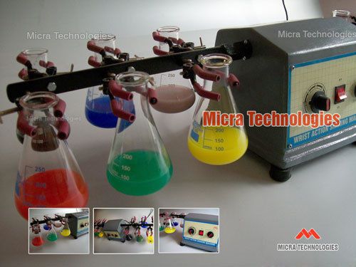 Wrist Action Shaker - Brand Micratech - 4 flasks Premium Model MITEC-881-4DR