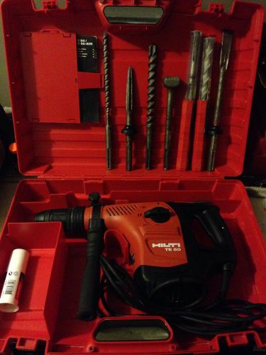 HILTI TE-50 TE 50 ROTARY HAMMER DRILL DEMOLITION COMBI HAMMER MINT NO RESERVE