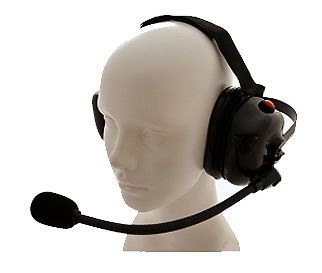 New HS4 Radio Headset FOR ANY RADIO Noise Canceling - Heavy Duty Racing Aviation