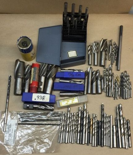 Huge Lot Drills End Mills HS HSS B&amp;S OSG Huot Index CUTTER cobalt Lead