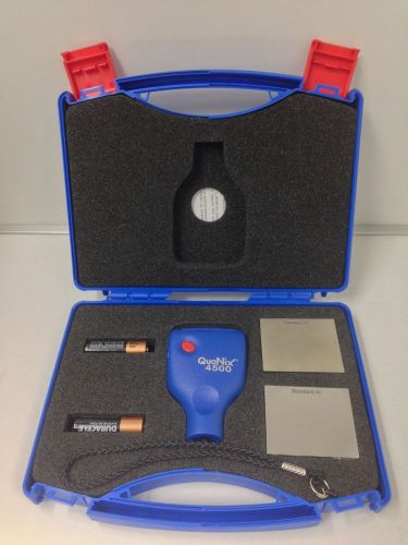 New quanix / qnix 4500 coating thickness gauge, ferrous &amp; non-ferrous, free ship for sale