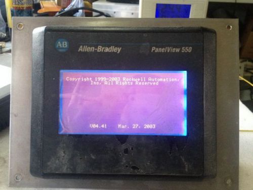 Allen bradley 2711-t5a16l1 /b frn 4.41+2711-nm216 panelview 550 touchscreen for sale