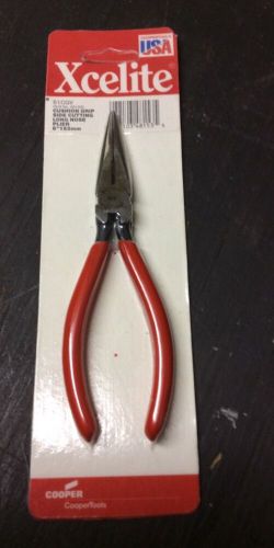 New Xcelite 51CGV Cushion Grip Side Cutting 6&#034; Long Nose Pliers