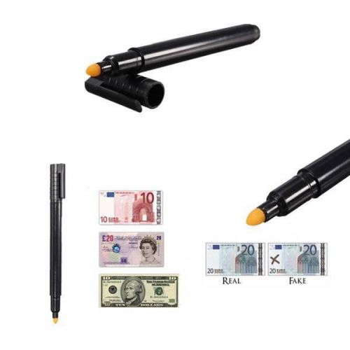 Banknotes Tester Pen Money Checker Counterfeit Detector Marker Fake Bank Note