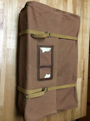 Vintage Cardboard &amp; Canvas Standard 20&#034; Laundry Mailing Case National Sports Co.