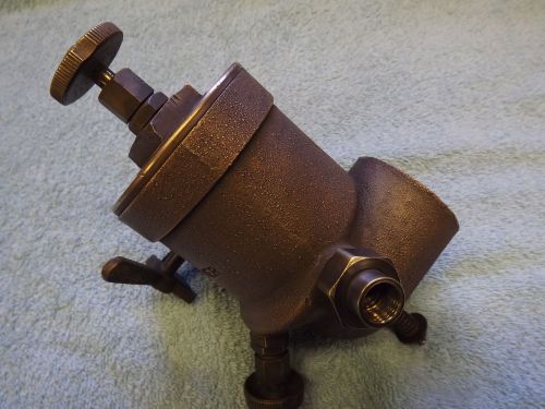 LUNKENHEIMER CARB- MIXER 1 1/2&#034; RH BRASS HIT MISS STATIONARY ENGINE