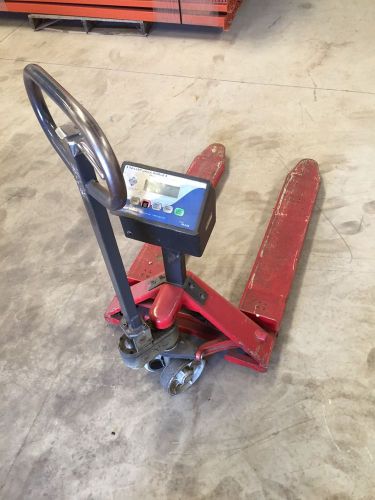 TRINER TS-PJS Pallet Jack Scale 3,000 Lb X 2 Lb W/ Pallet Jack