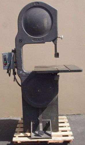 Rankin Division Davis &amp; Wells, DB2064 20&#034; Band Saw (Woodworking Machinery)